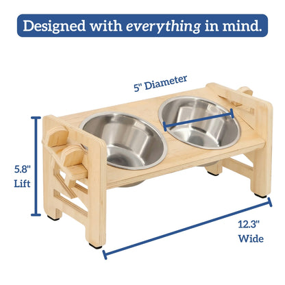 Smith & Woofers™ Orthopedic feeder for small dogs