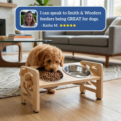 Smith & Woofers™ Orthopedic feeder for small dogs