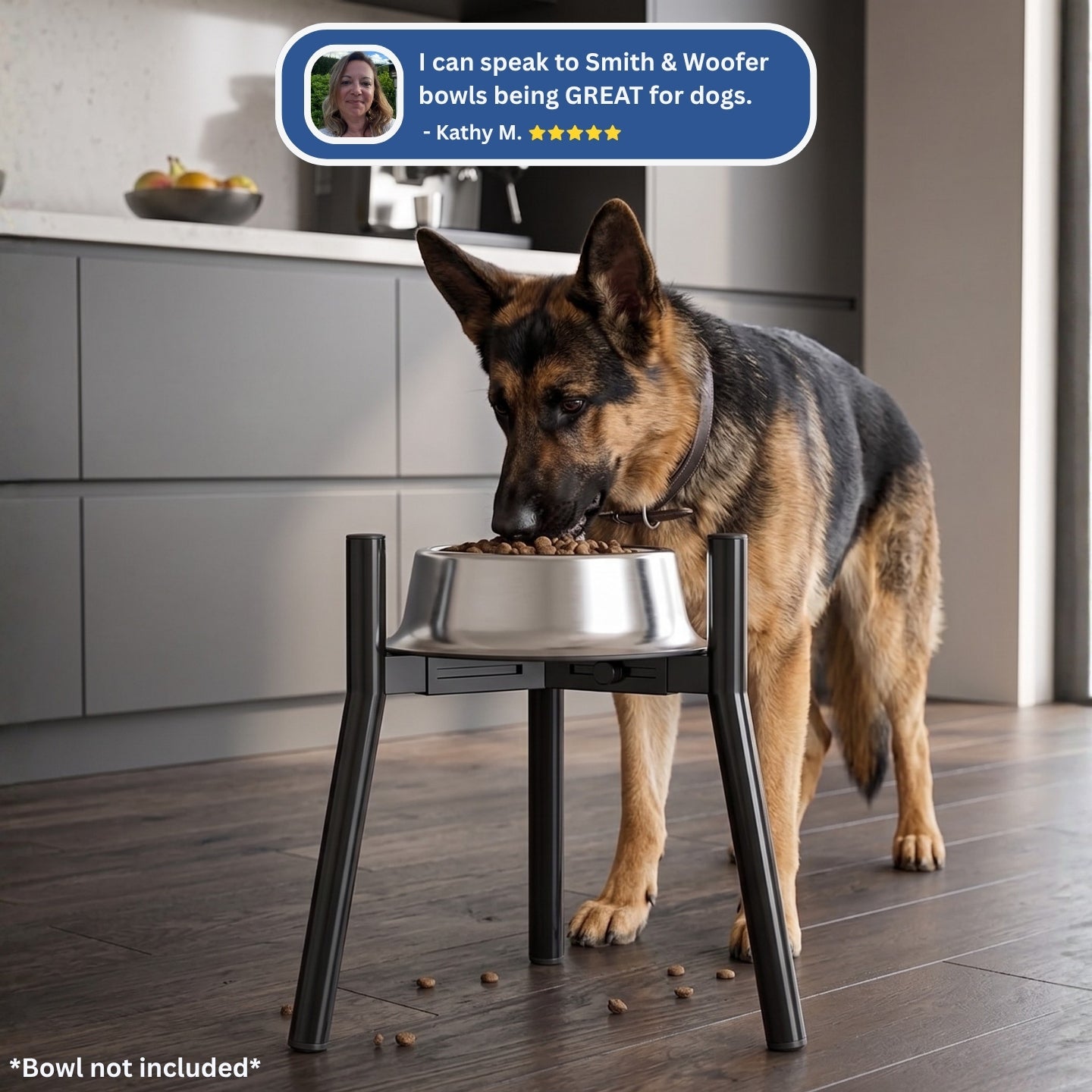 Smith & Woofers™ Adjustable Bowl Stand for Large Dogs