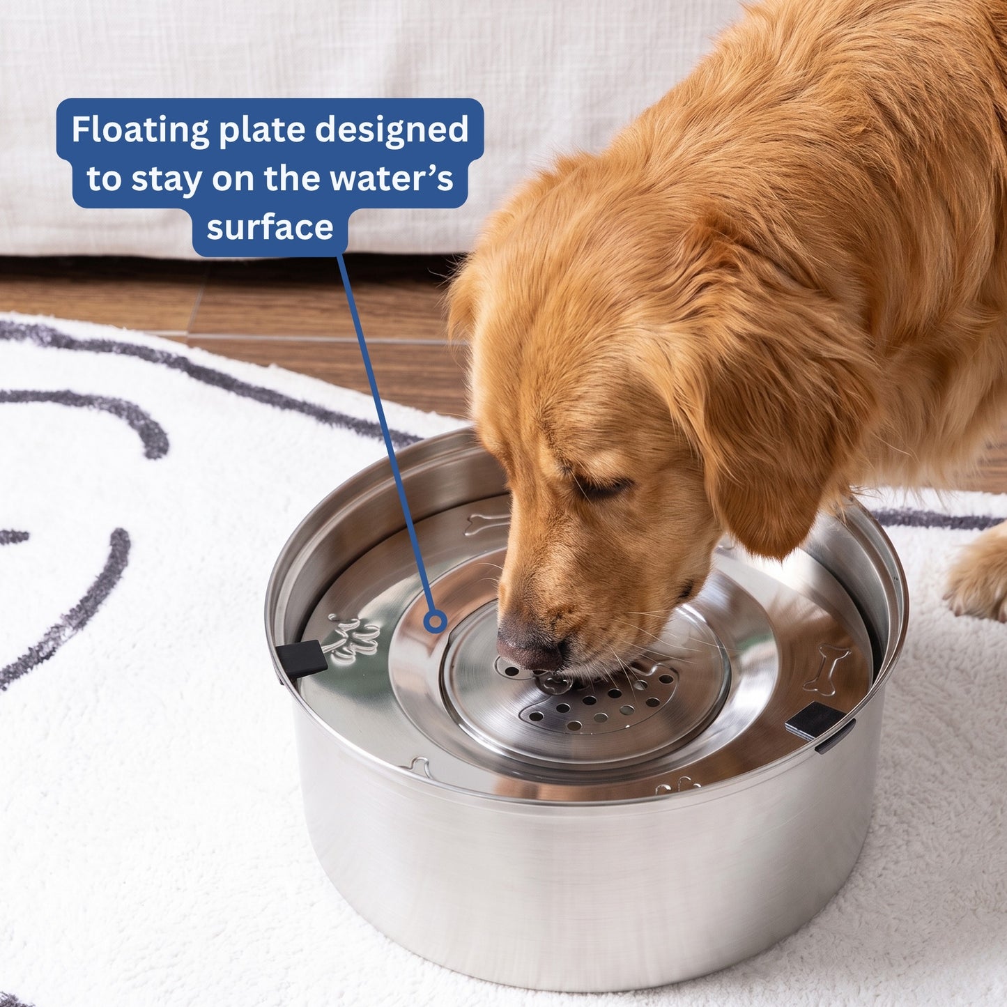 Smith & Woofers™ Orthopedic Anti-Spill Water Bowl
